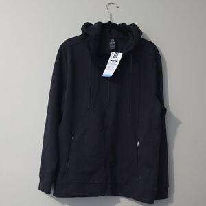 Member's Mark Men's Everyday Full Zip Active Hoodie - NWT - Black - Large